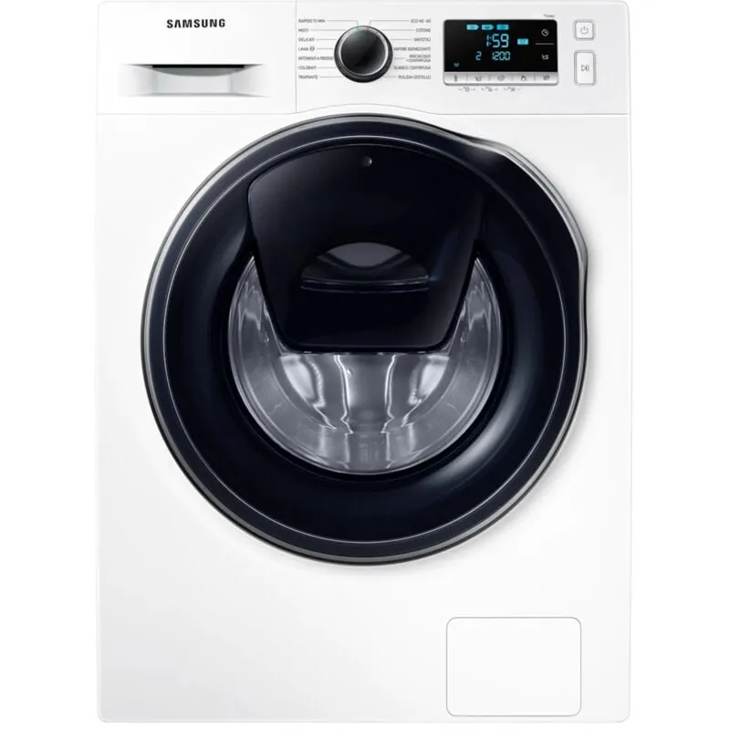 WW8NK62E0RW/ET lavatrice slim a caricamento frontale Addwash™ 8 kg Classe c 1200 giri/min, Porta nera old + panel nero. Tipo di carica: Caricamento