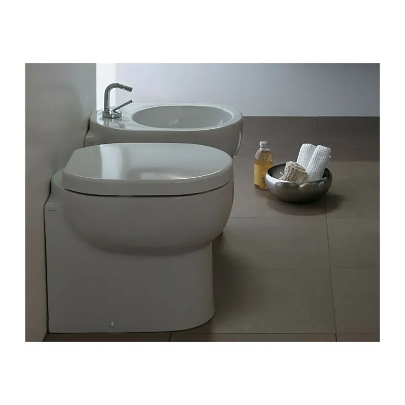 Galassia - Sanitari M2 filomuro rialzati cm. 55x35xh48 con sedile avvolgente