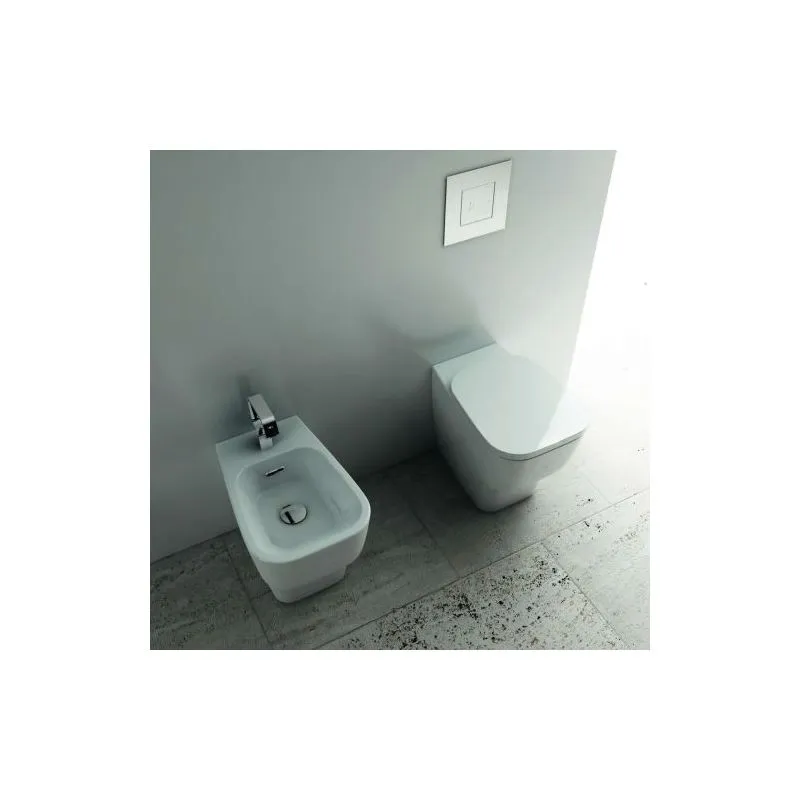 Sanitari Filo parete bagno Domus Falerii F50 Small wc bidet sedile softclose