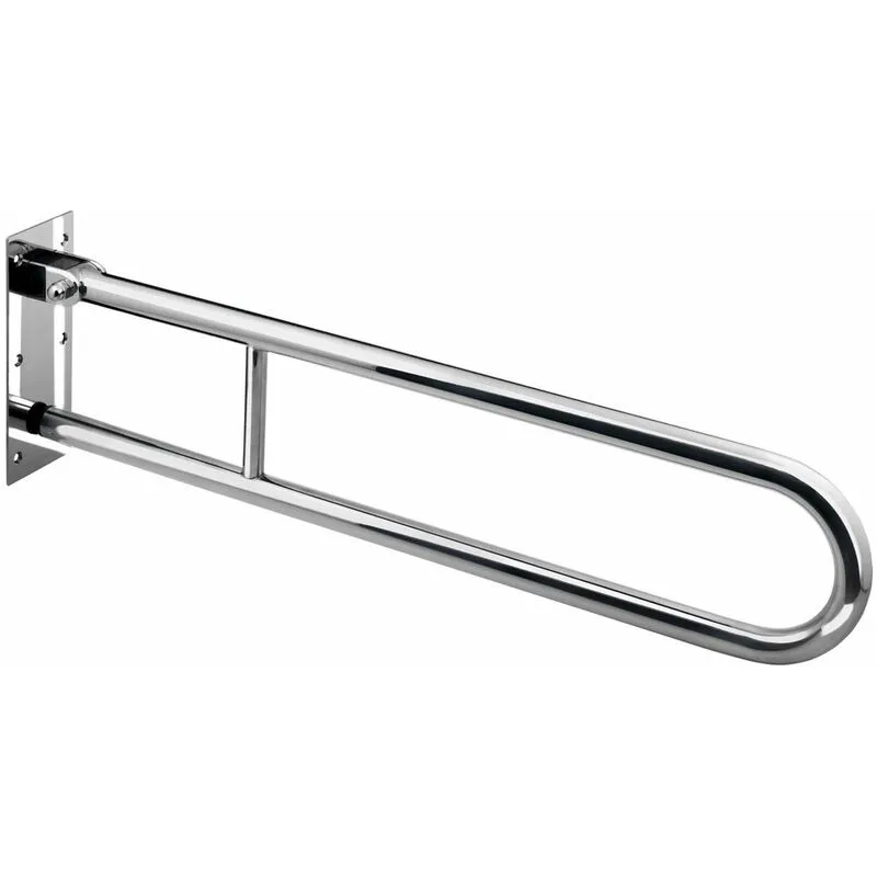 Sapho Sanitari e arredo bagno - Maniglia ribaltabile, lunghezza 81 cm, acciaio inox XH518