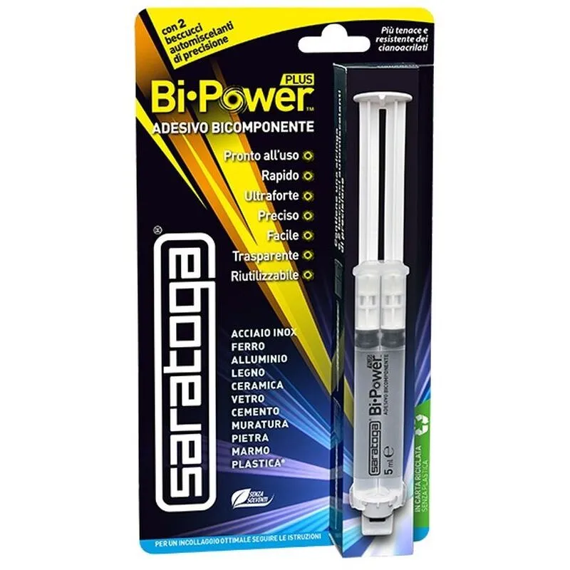 Adesivo Bicomponente bi-power plus 5ml - Saratoga