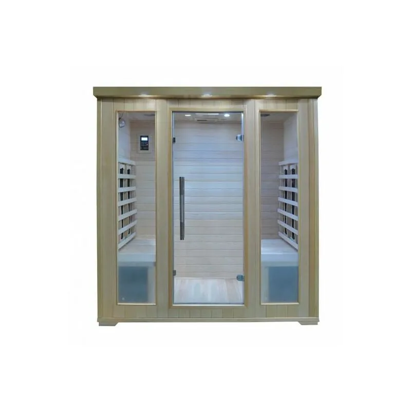 Sauna a Infrarossi cm 175x135 con 4 sedute radio profumoterapia cromoterapia - Bagno Italia