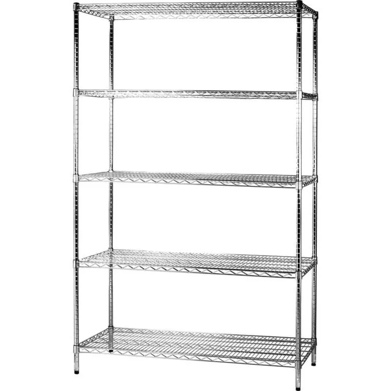 Scaffale metallico scaffale 5 ripiani cm 46 x 121 x h. 200 cucina bagno garage cabina armadio - Archimede