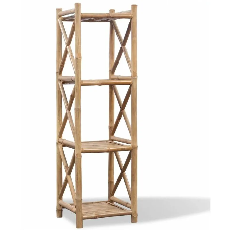 Scaffale in legno di Bambù Design Semplice Originale varie dimensioni dimensioni : 117 cm