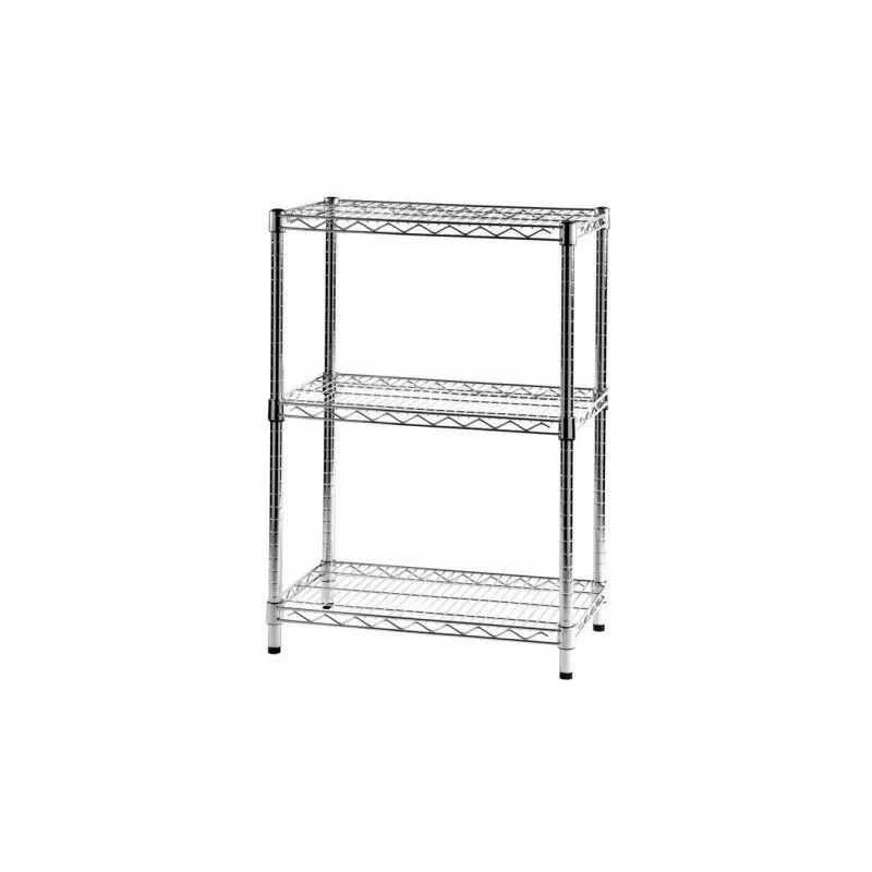 Archimede scaffale metallico scaffale robusto 3 ripiani cm 35 x 60 x h. 75 per uso esterno cucina bagno garage cabina armadio