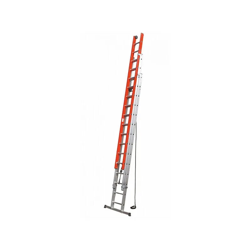 Scala isolante a sfilo con fune in vetroresina 3 tronchi - Altezza aperta 7.29m - SCA3060N/10V