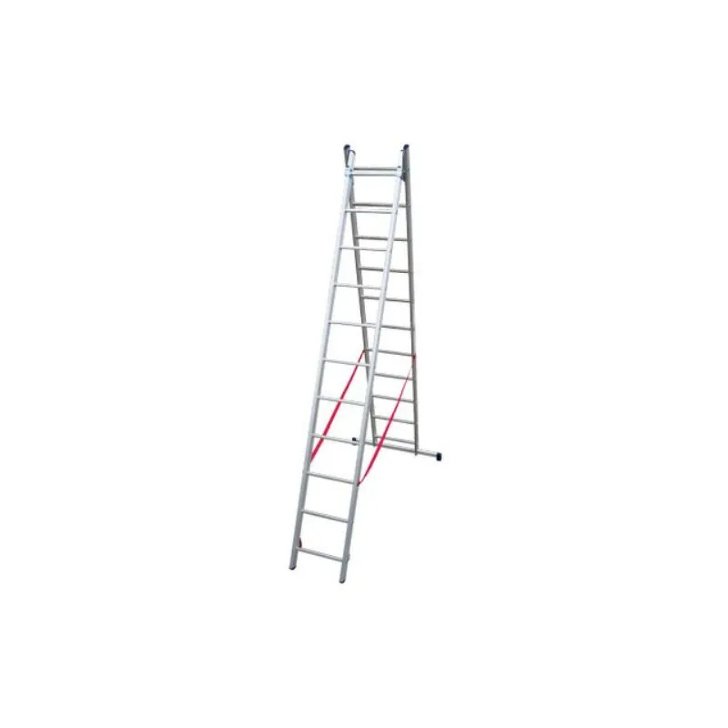 Facal - Scala parallela 2 rampe stilo alluminio en 131 h.cm 247/426 pioli 2x 9