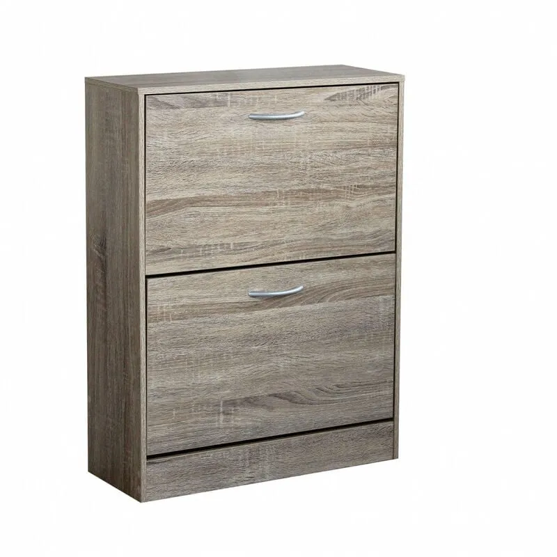 Giordanoshop - Scarpiera Sally 60x24x80 h cm in Legno Naturale