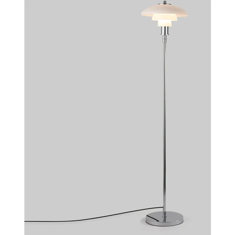 Barcelona Led - Lampada da terra design 'Marshal' - Paralume in vetro - E27