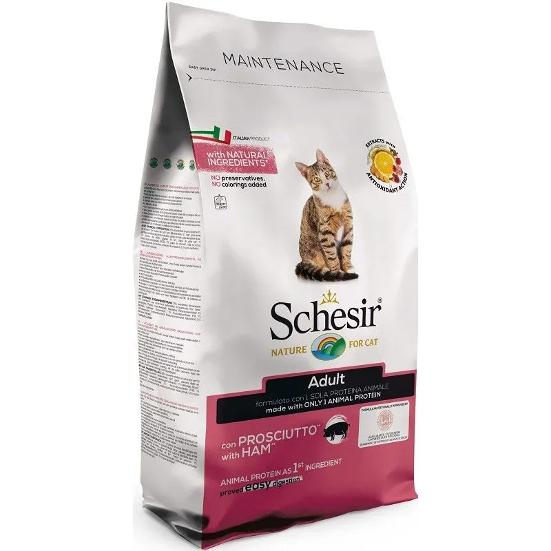  - Dry Cat Mantenimento per Gatto Adult con Prosciutto 1,5kg