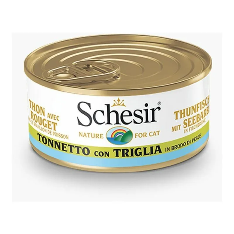 Gatto Brodo Lattina 70gr Tonnetto con Triglia in brodo di Pesce - 