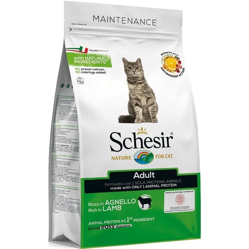 Dry Cat Mantenimento per Gatto Adult con Agnello 400g - 