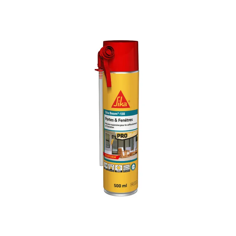 Schiuma per porte e finestre Sika Sika Boom 138 - 500ml - Blanc