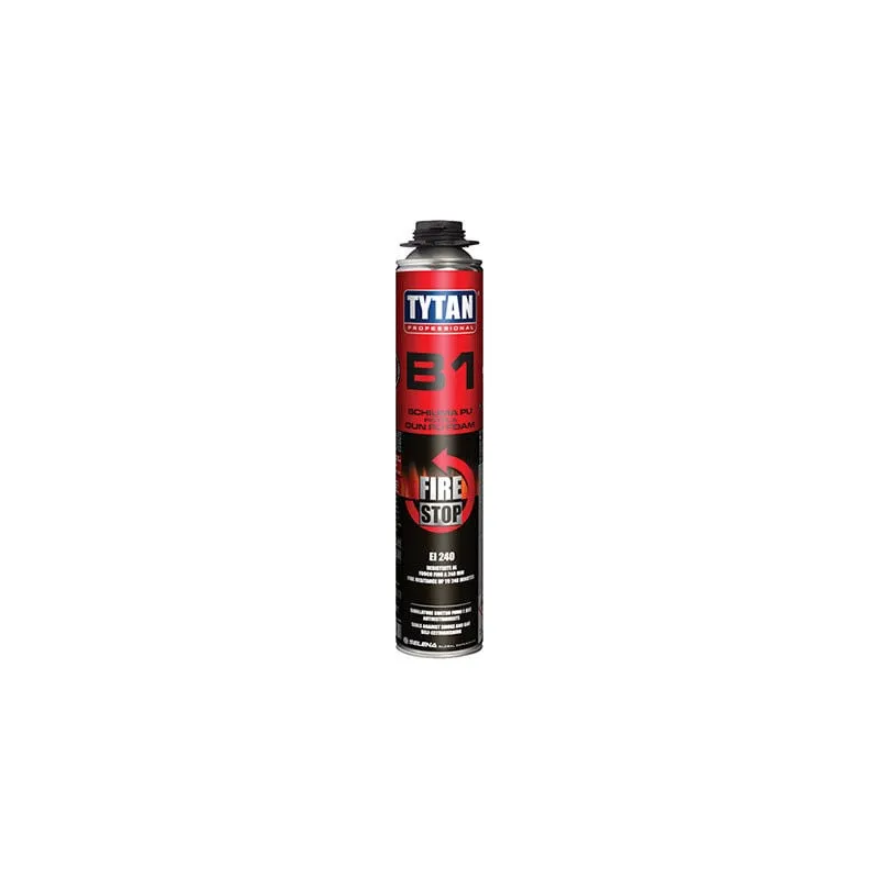 Schiuma poliuretanica antifuoco Tytan x pistola ei 240 ml 750