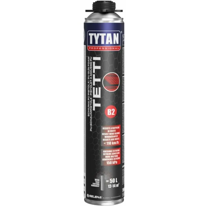 Tytan - Schiuma Tetti B2 Max adesione per Pistola 750ml Terracotta