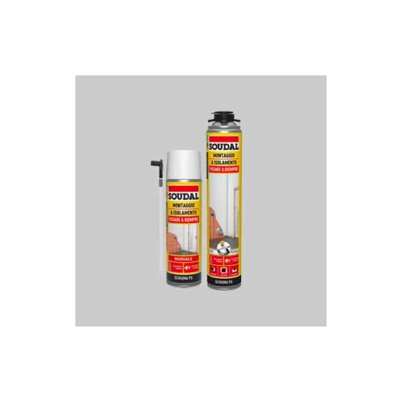 Schiuma poliuretanica universale soudal 750 ml - manuale soudal