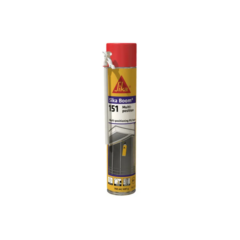 Schiuma poliuretanica Sika Sika Boom 151 Multiposizione - 750ml - Beige