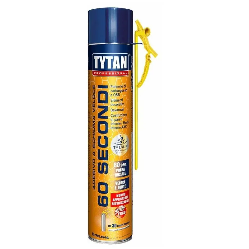 Tytan - Schiuma 60 Secondi Manuale Ergo 750 ml giallo