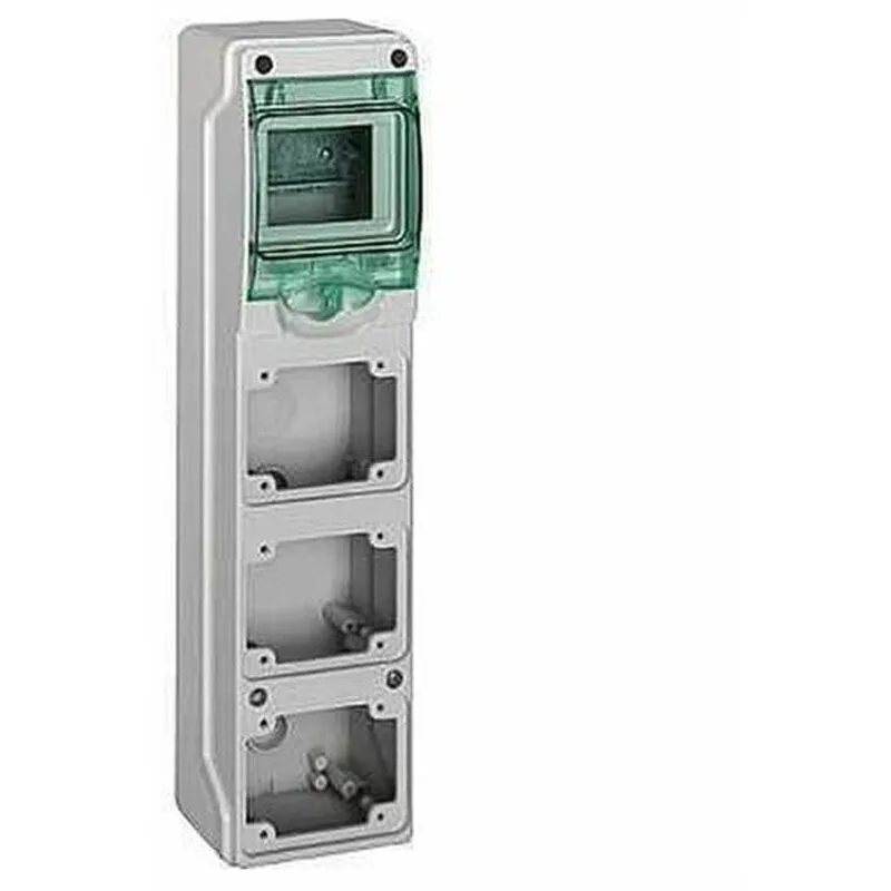 Schneider 13177 Mini box kaedra per prese industriali 98x392mm con 4 moduli