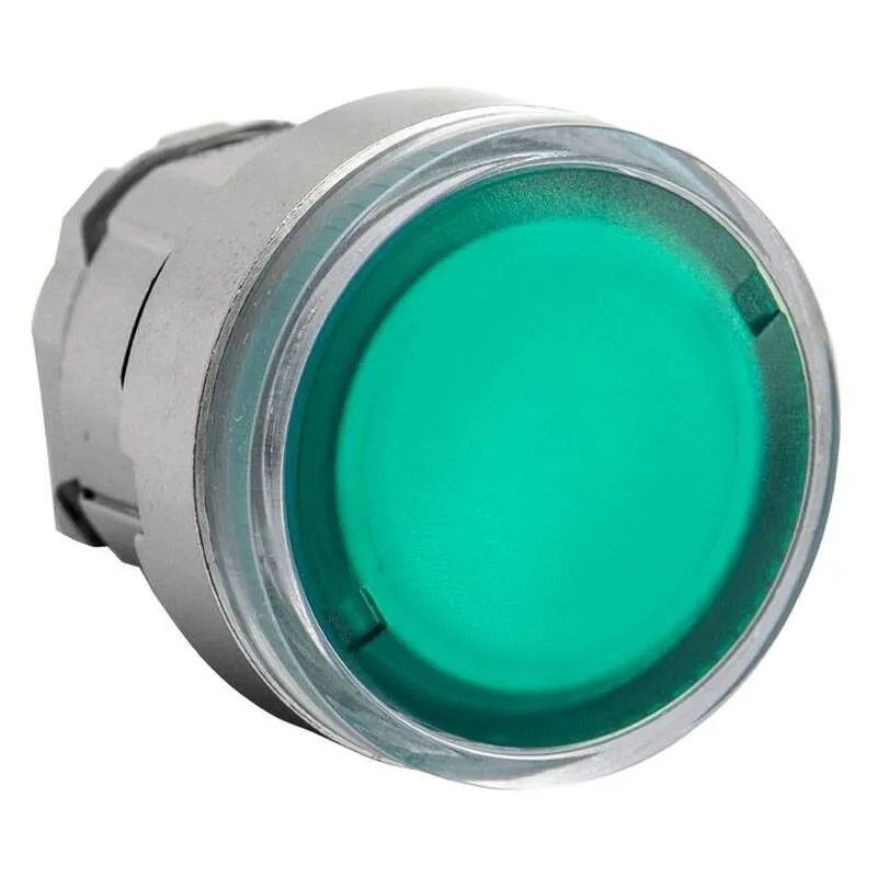  - Testa pulsante Telemecanique luminoso led Verde ZB4BW333