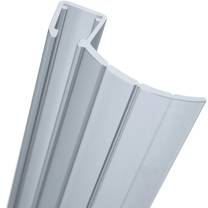 Schulte - guarnizione universale per doccia, 200 cm, tagliabile a misura, per porta fissa e scorrevole 6 e 8 mm, E100057-3-99