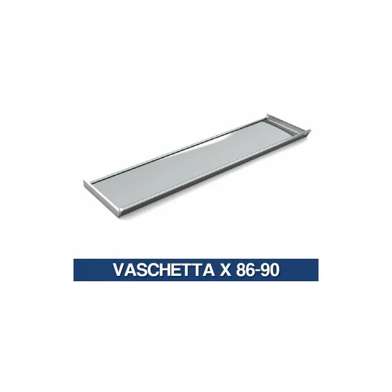 Scolapiatti Incasso Acciaio Inox Colapiatti Base Vaschetta Raccogli Gocce 24222v Vaschetta X 86-90 (24223)