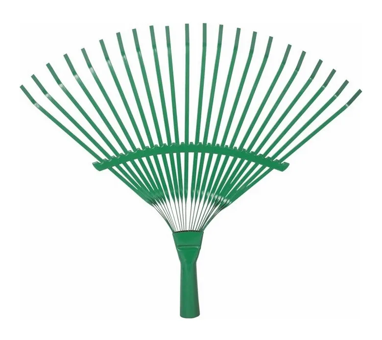 Papillon - Scopa da Giardino Fissa 22 Denti Piatti Senza Manico