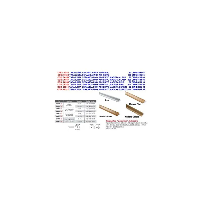 Scossalina in ceramica in acciaio inossidabile per legno di pino 82CMB811403