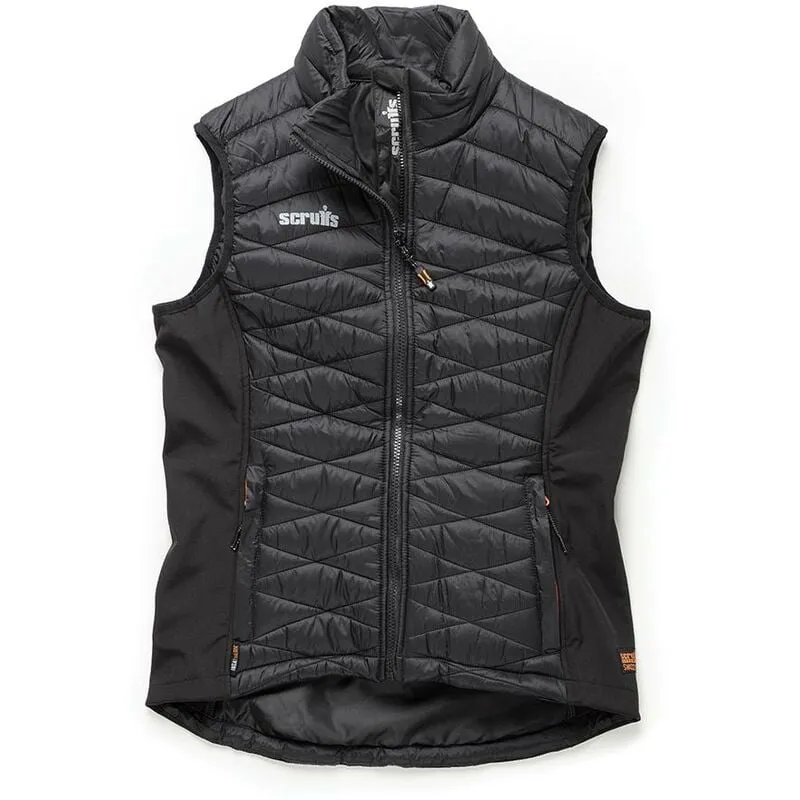 Scruffs - Gilet Imbottito Trade da donna nero Taglia 52