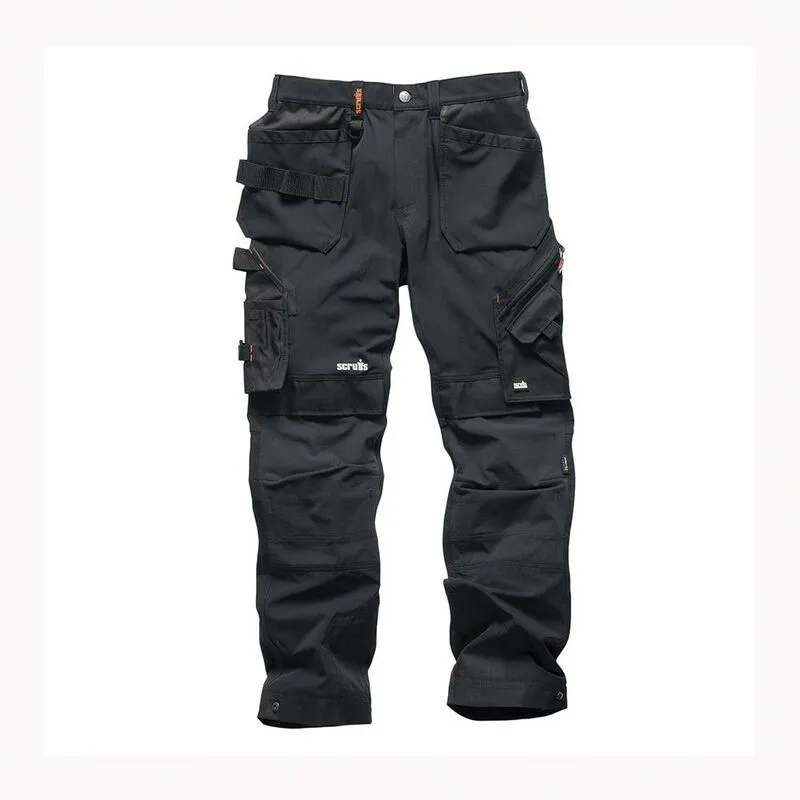 Scruffs - Pantaloni cargo Pro Flex Plus neri Taglia 44 r