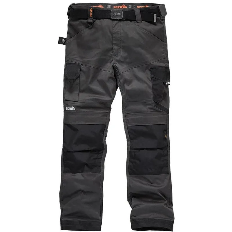 Scruffs - Pantaloni con Fondina Pro grigio grafite 32 r