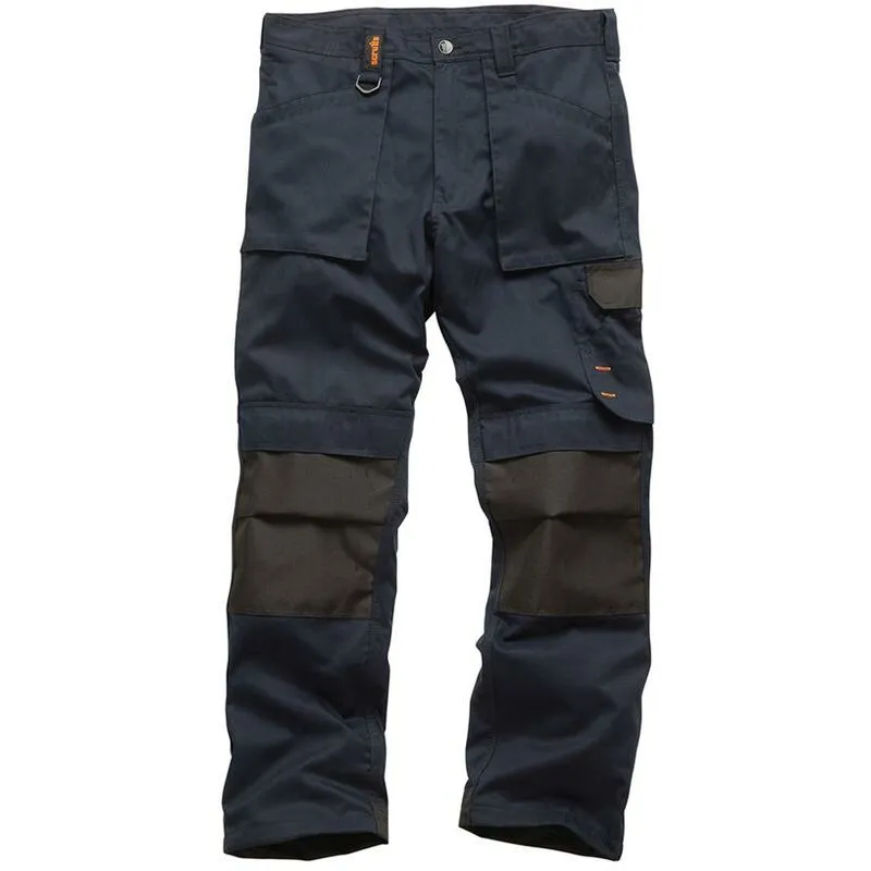 Scruffs - Pantaloni da lavoro Worker blu Taglia 42 r