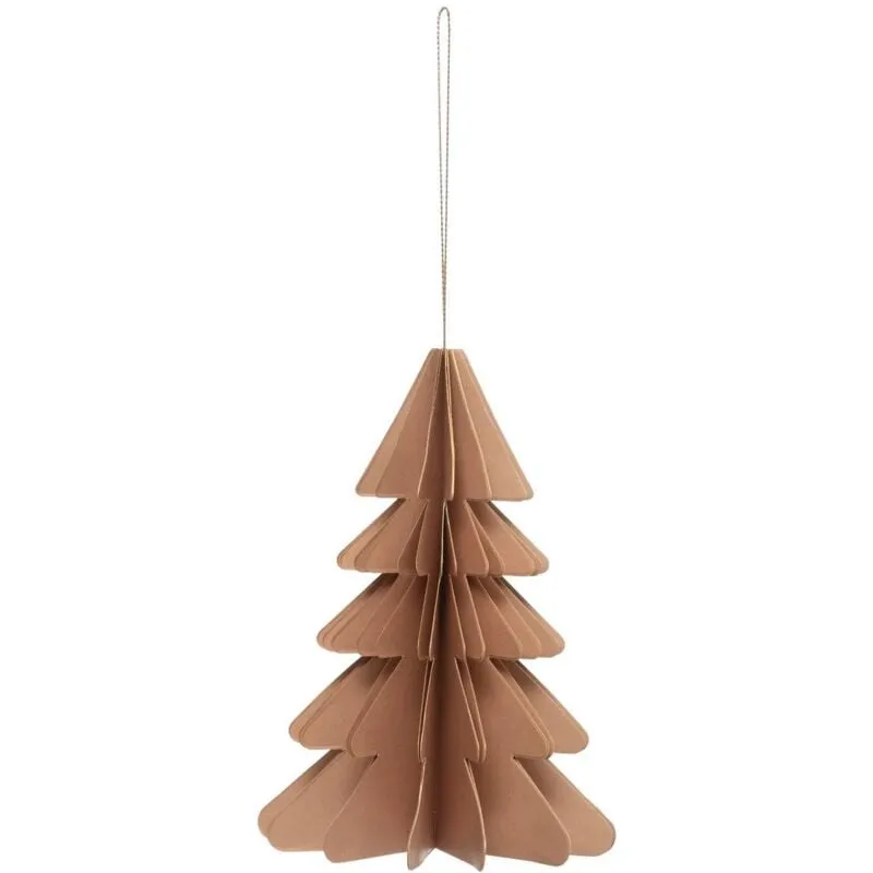 Fééric Lights And Christmas - Decorazione per abete beige 15 cm - Atmosphera créateur d'intérieur