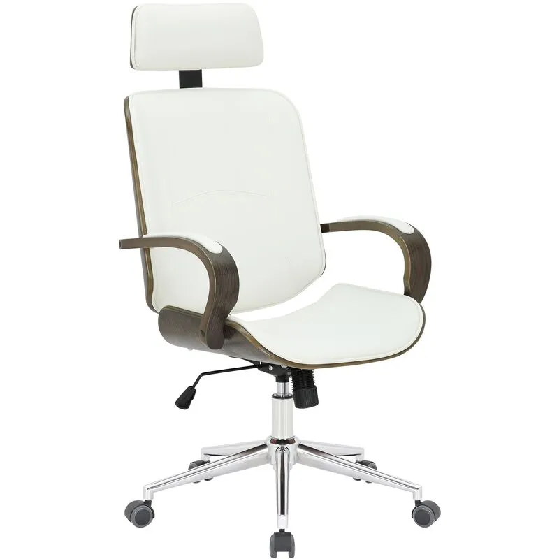 Sedia da ufficio Dayton bianco/grigio