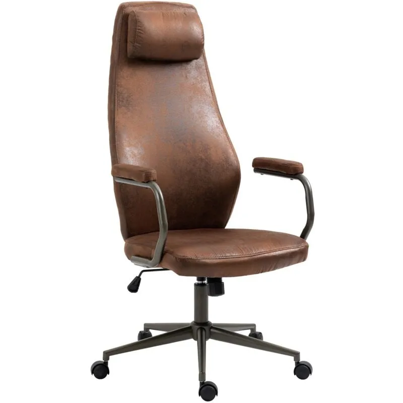  - Sedia da ufficio Pocatello Industrial Loft Stile antico cognac