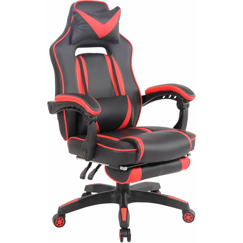 Sedia Gaming Heat In Similpelle nero/rosso