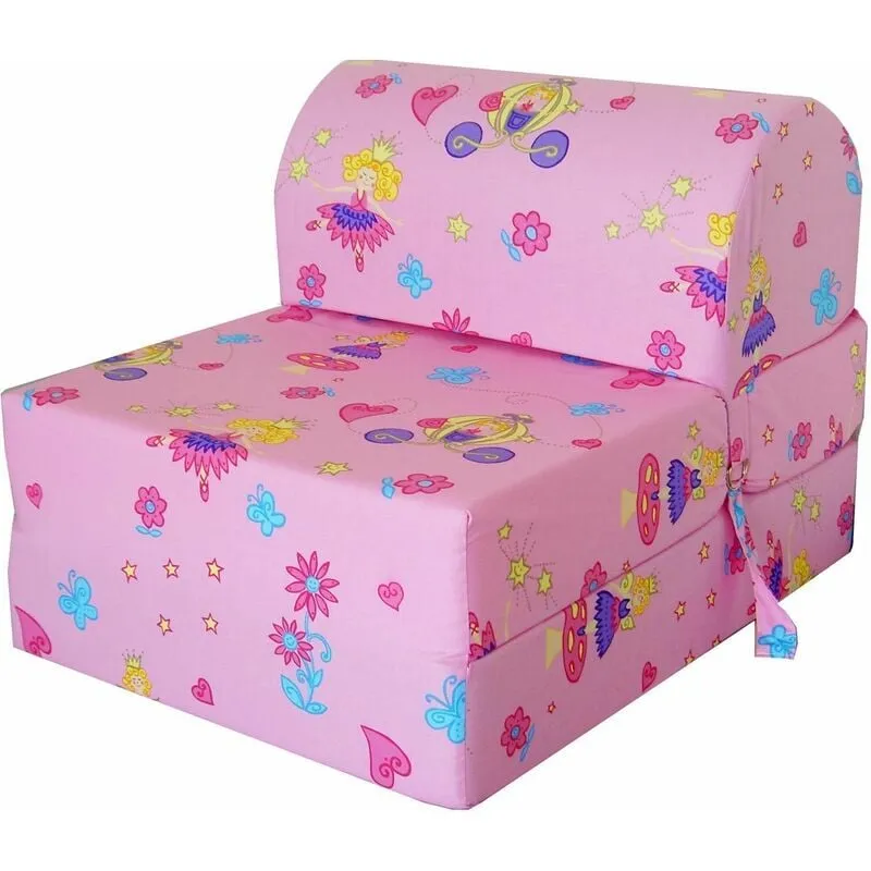 Sedia in tessuto con stampa Princess