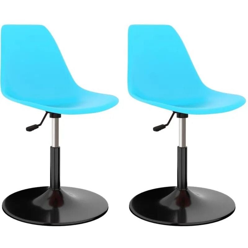 Vidaxl - 324193 Swivel Dining Chairs 2 pcs Blue pp