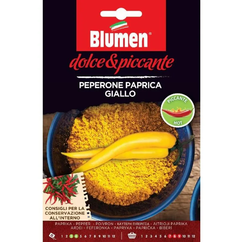 Blumen - semi di peperone piccante paprica giallo peperoncino