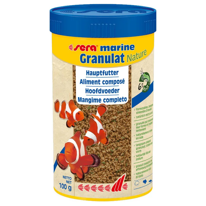  - Nature Marine Granulat 250ml/100g - mangime completo per pesci marini