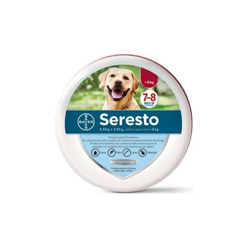 Seresto collare cani 70 cm superiore 8 kg