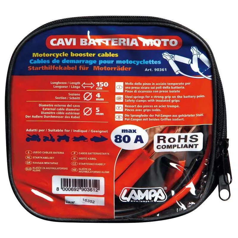 Lampa - Cavi Batteria Moto