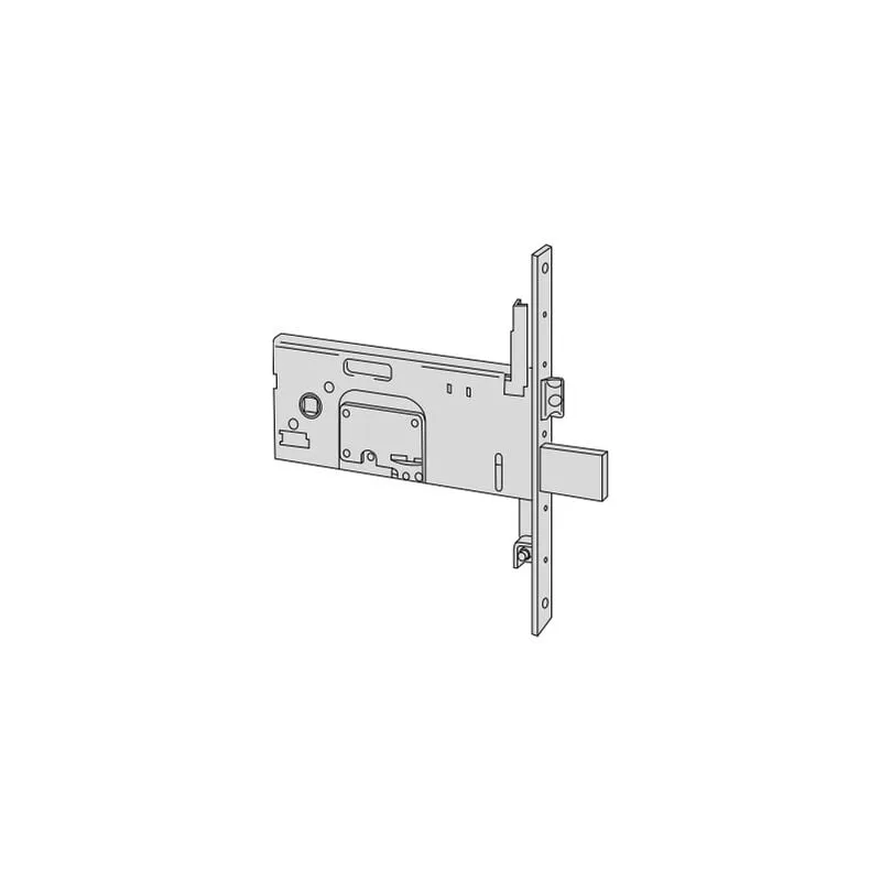 Cisa - 57357 serratura per porta da infilare serrature per porte doppia mappa 100 mm