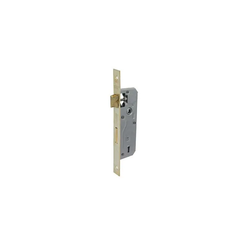 Bonaiti - serratura patent b.quadro ottonato 040P • i.mm 90 f.mm 22 e.mm 30