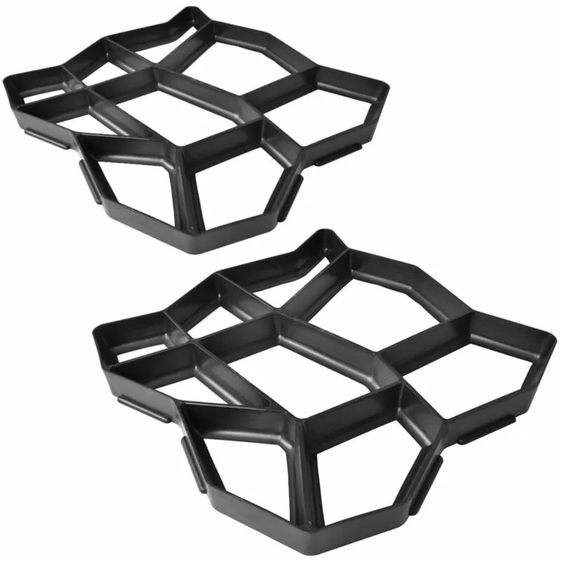 Torana - Set 2 pz Stampo pavimentazione giardino 42 x 42 x 4 cm