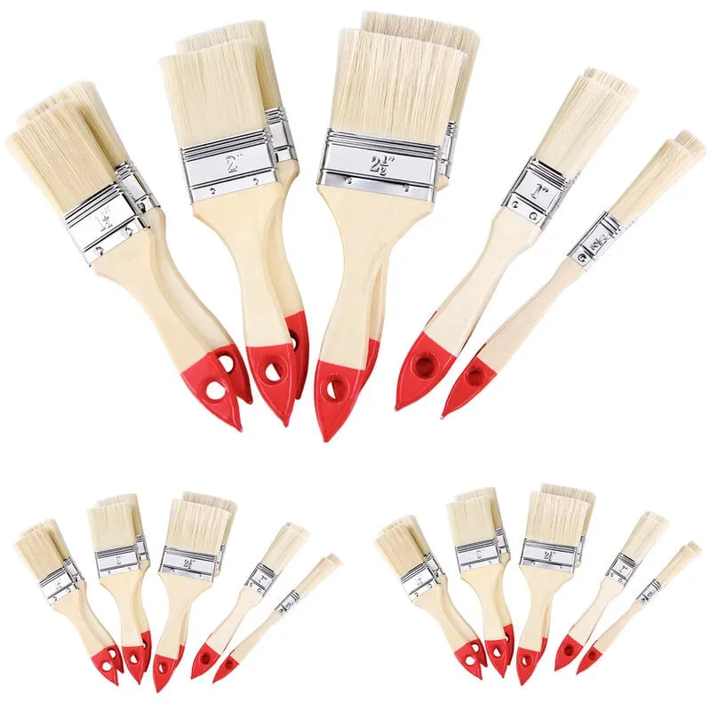 No Brand - Monzana Set 30 pennelli diverse lunghezze pitturare dipingere per pittura 5 taglie