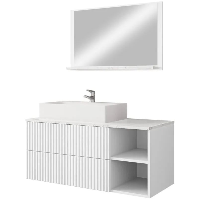 Set bagno Providence P111, Bianco