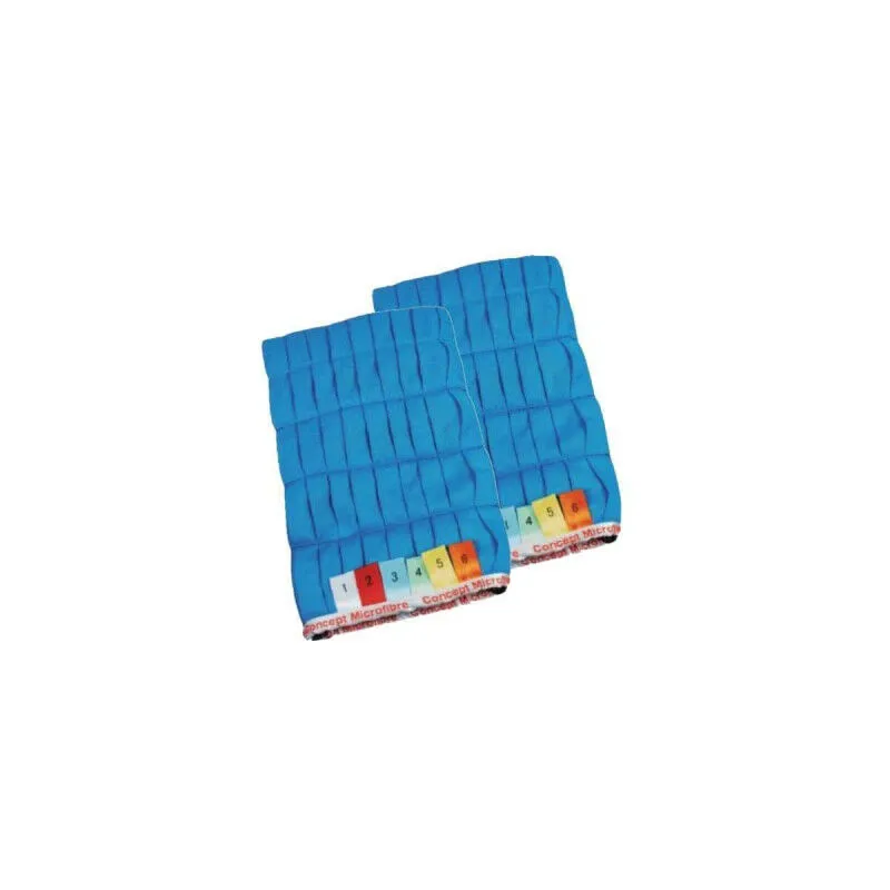 Set di 2 guanti di vetro 26x14cm blu