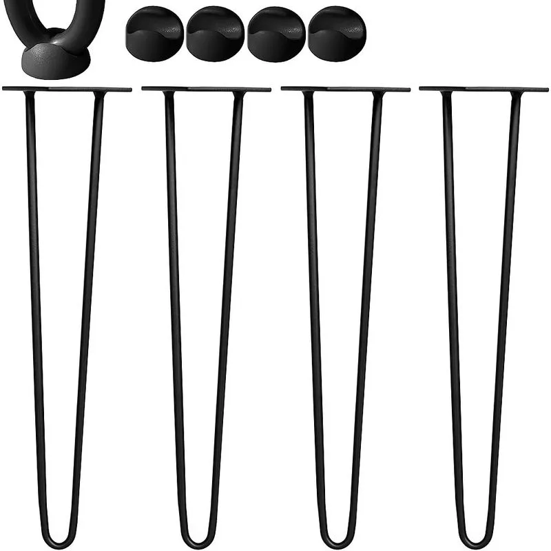 Forcina Parrucchieri Gambe da tavolo 4x Set Gambe da tavolo Hairpins