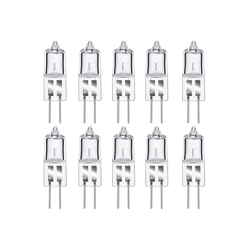 Ugreat - Set di 8 lampadine alogene G4, lampadina G4 bianco caldo 12V 20W, 2800K, 240LM, dimmerabile, lampada alogena G4, lampada a capsula